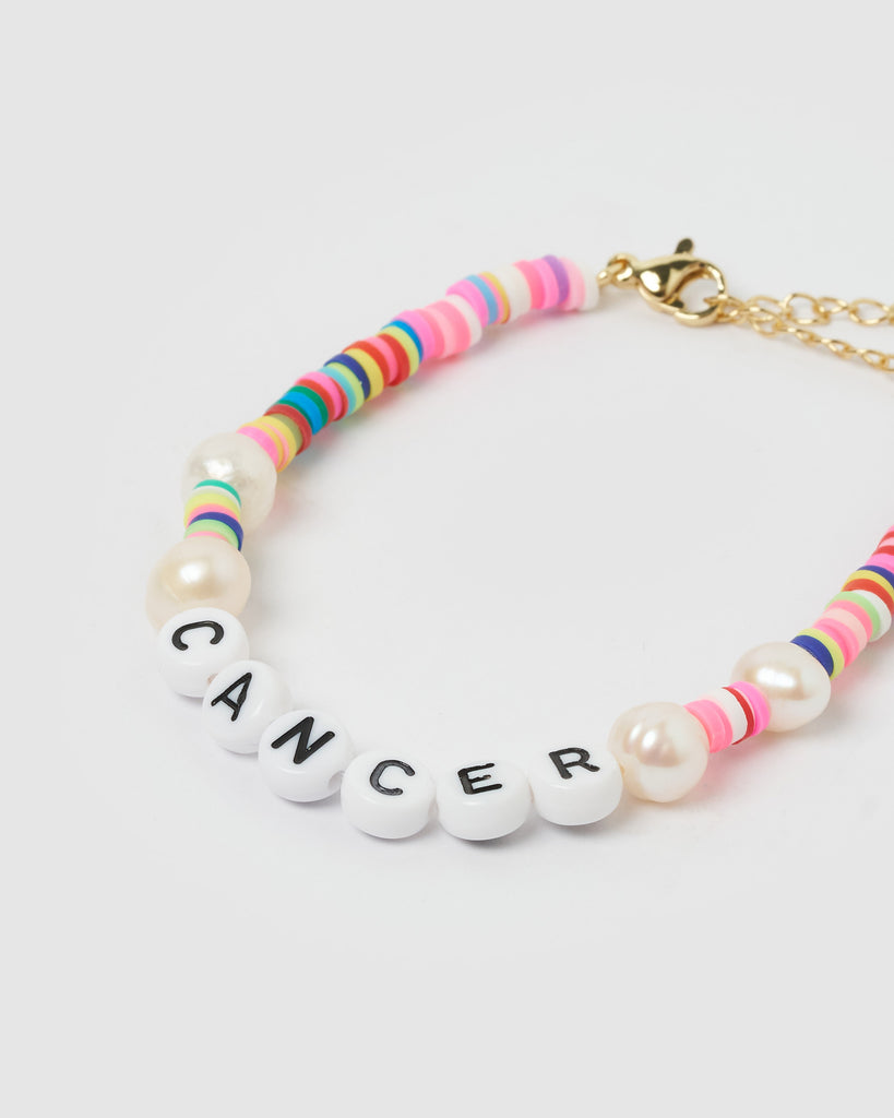 Miz Casa & Co Cancer Star Sign Bracelet Multi