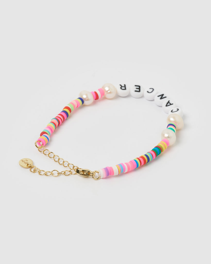 Miz Casa & Co Cancer Star Sign Bracelet Multi