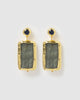 Miz Casa & Co Rose Earring Labrodite Gold