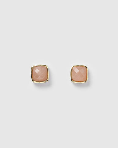 Miz Casa & Co Rose Earring Labrodite Gold