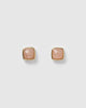 Miz Casa & Co Horizon Stud Earrings Coral
