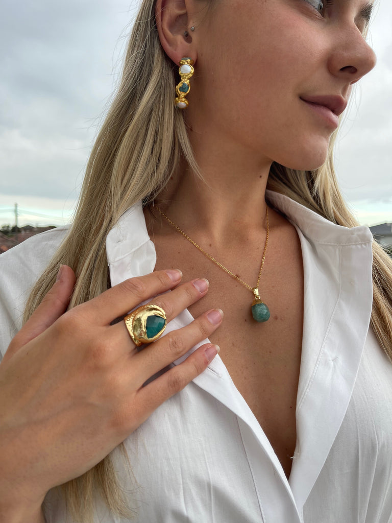 Miz Casa & Co Hope Necklace Jade