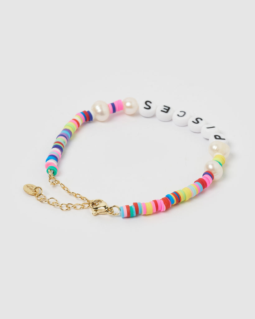 Miz Casa & Co Pisces Star Sign Bracelet Multi