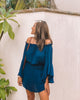 Miz Casa and Co Scarlett Dress Navy (SIZES 8, 12 & 14 ONLY)